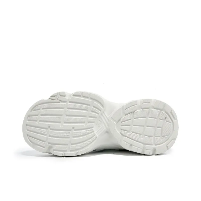 DUSTO Anti Slip Wear Resistant Low Top Chunky Sneakers Women's-4