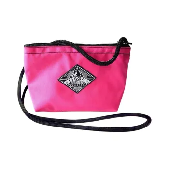 GAGA EQUIPMENT Nylon Fabric Envelope Bag Shoulder Bag Crossbody Bag Mini Women's Pink
