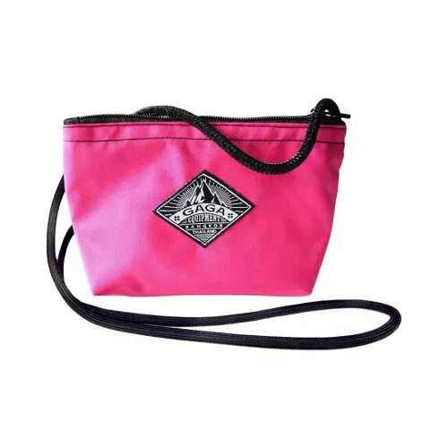 GAGA EQUIPMENT Nylon Fabric Envelope Bag Shoulder Bag Crossbody Bag Mini Women's Pink