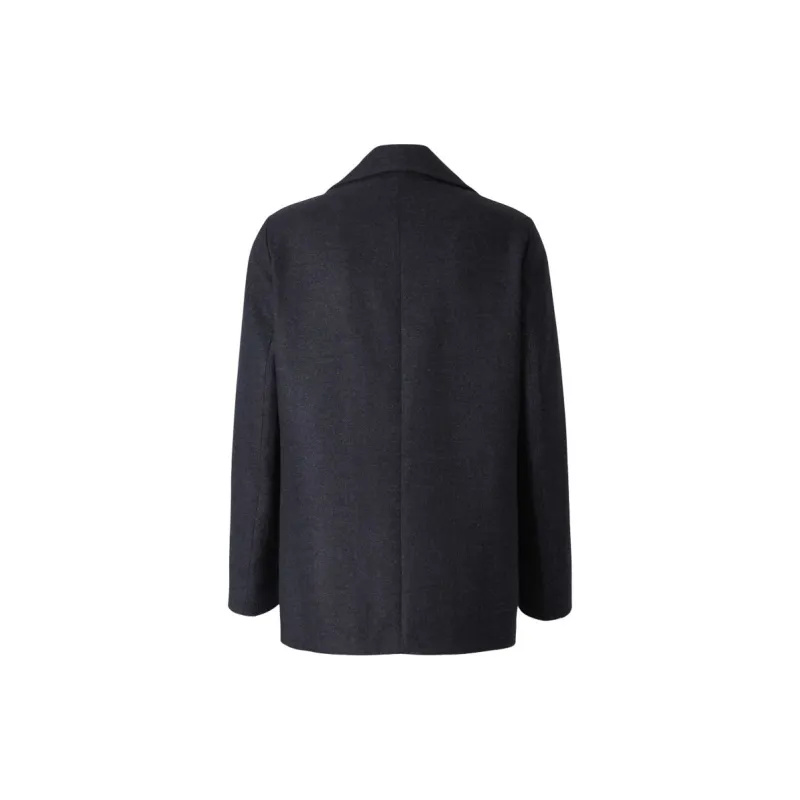 Loro Piana Coats Men Black-1