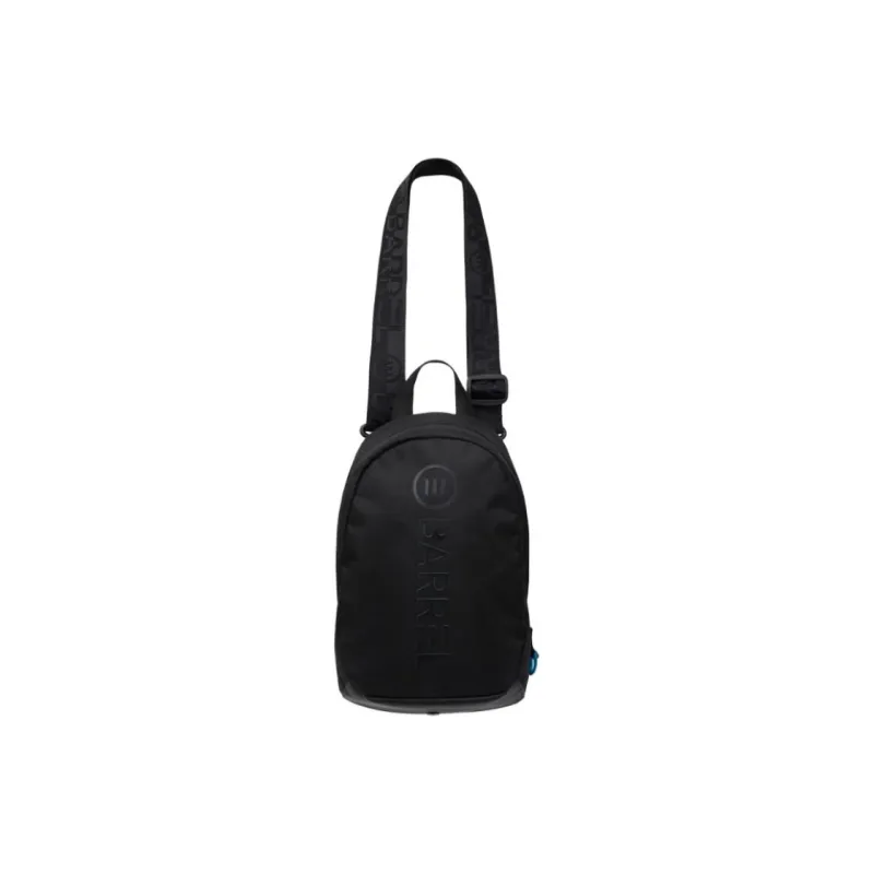 BARREL Polyester Shoulder Bag Crossbody Bag Unisex Black-0