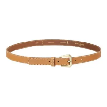 INES DE LA FRESSANGE Cow Leather Belts Women's Brown Width 2CM