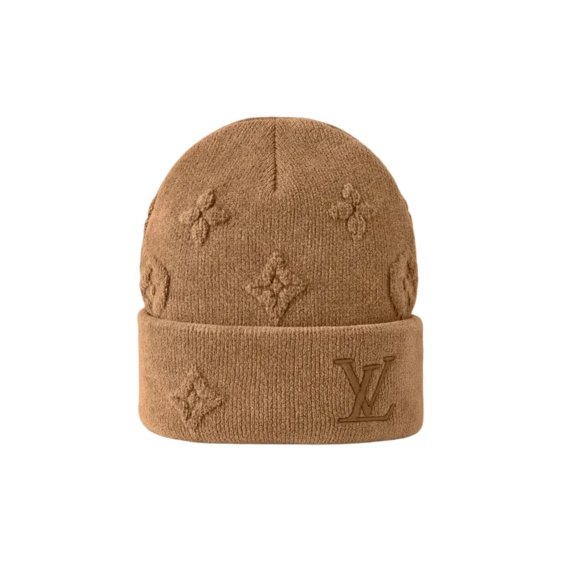 LOUIS VUITTON Lv Crush Monogram Beanie-0