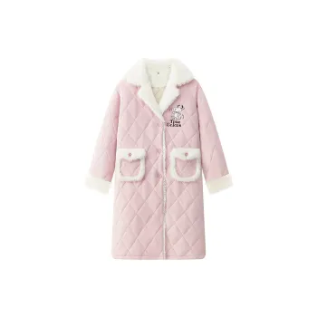 Gongdie x SNOOPY/ Pajama Robe Women's Pink