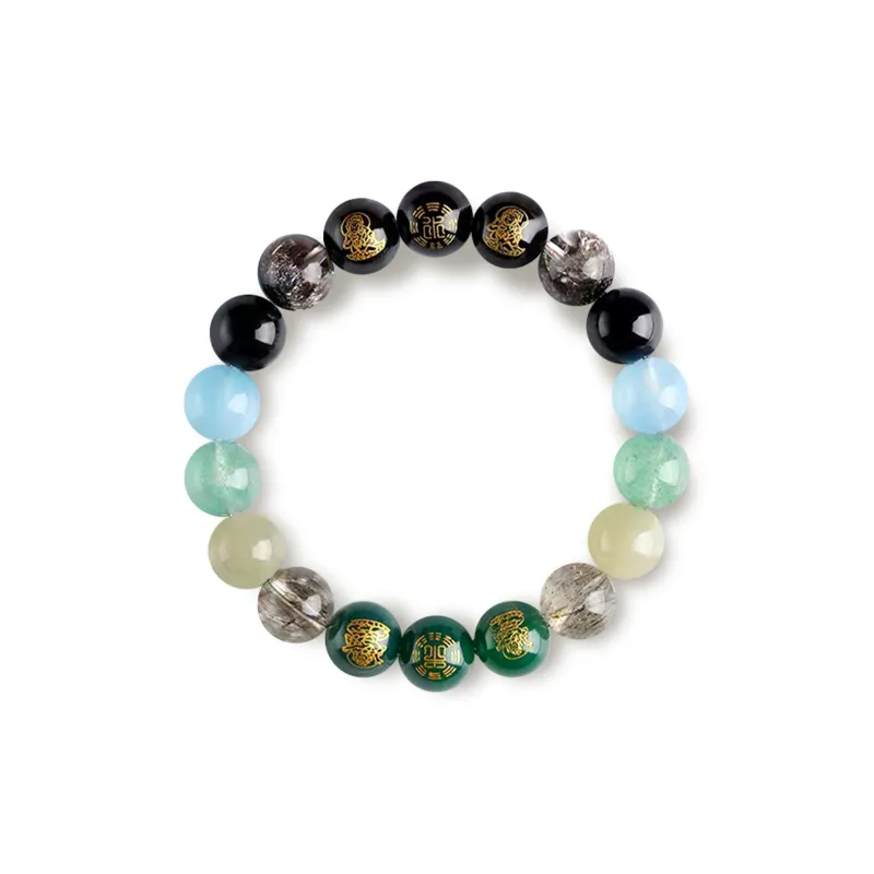 PUTUOSHANWENCHUANG Agate Bracelets Unisex-3