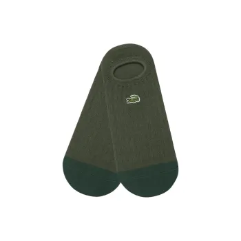 LACOSTE No-Show Socks Men's 1 Pack Green