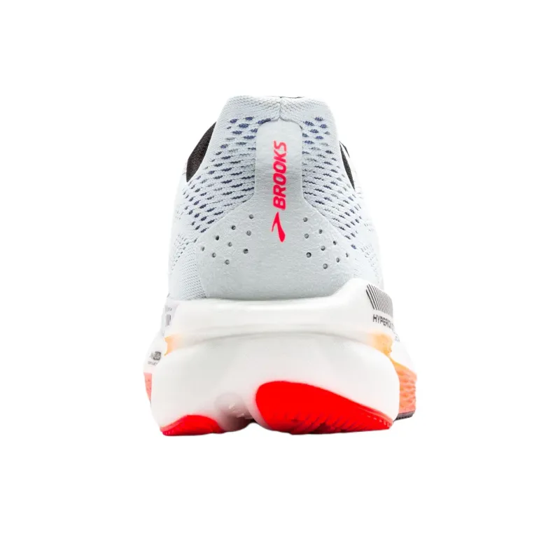 Brooks Hyperion GTS Slip Resistant, Abrasion Resistant, Breathable Low Top Casual Running Shoes Men's White Orange-5
