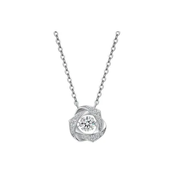 CHIEMOT S925 Silver Collarbone Chain Women's