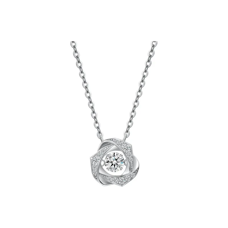 CHIEMOT S925 Silver Collarbone Chain Women's-0