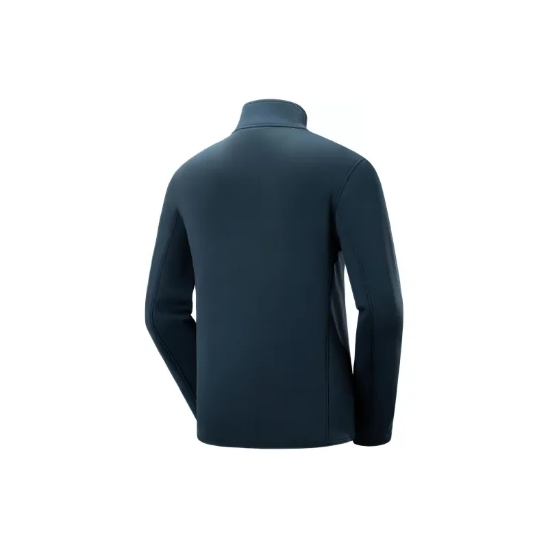 SALOMON Sntial MIDFLEECE FZ Jackets Coats Men's Midnight Blue-1
