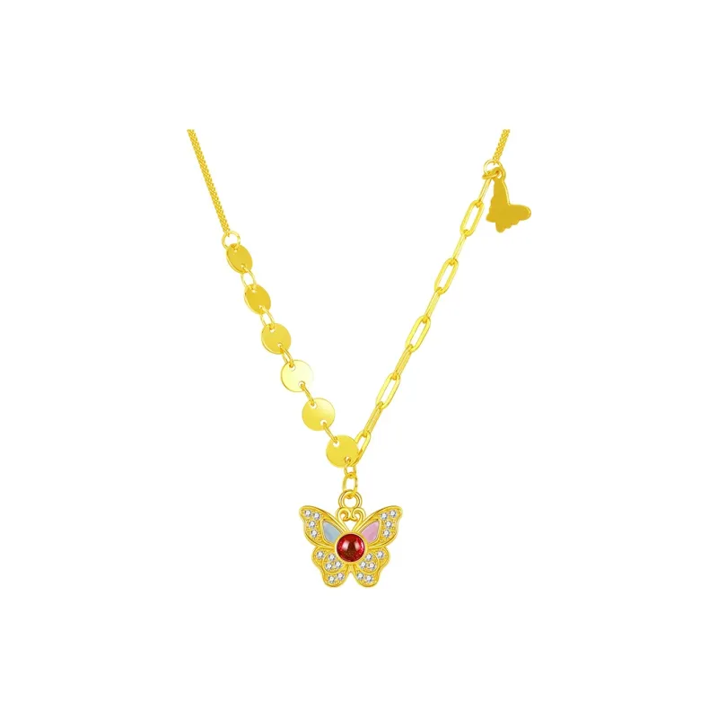 Heart Grass S925 Silver Necklaces Women's-0