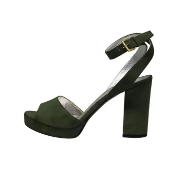 INES DE LA FRESSANGE Laura One Strap Sandals 8cm Women's Green