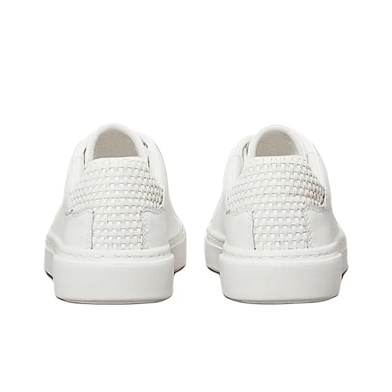 CALVIN KLEIN Low Top Skateboard Shoes Women's White-4