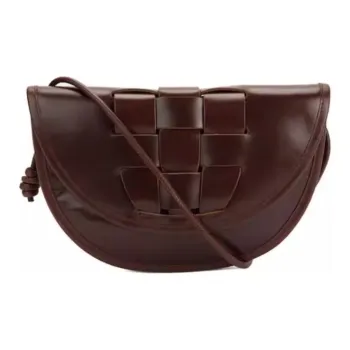 Hereu Cow Leather Crossbody Bag Shoulder Bag Small Size Women's Dark Brown
