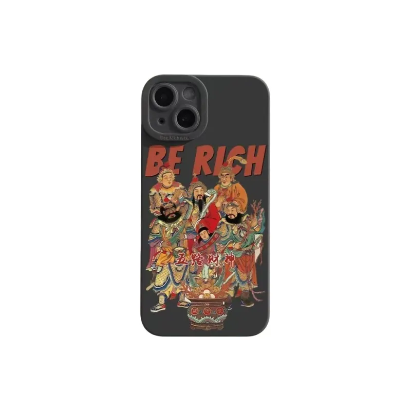 Beams TPU Material Five Elements Wealth Advanced Touch Phone Case Compatibility Iphone16/15/14/13/12/11Pro/ProMax/Plus-2