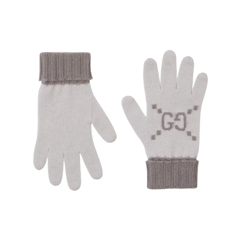 GUCCI Gg Jacquard Gloves-0