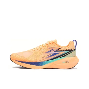 361° Cushioning Wear Resistant Low Top Sprint Running Shoes Men's Red Blue