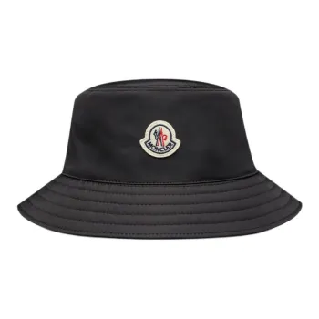 Moncler Logo Patch Rainwear Bucket Hat