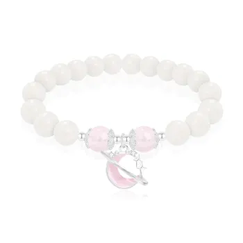 Thuban Ark White Jade Bodhi Bracelets Women's