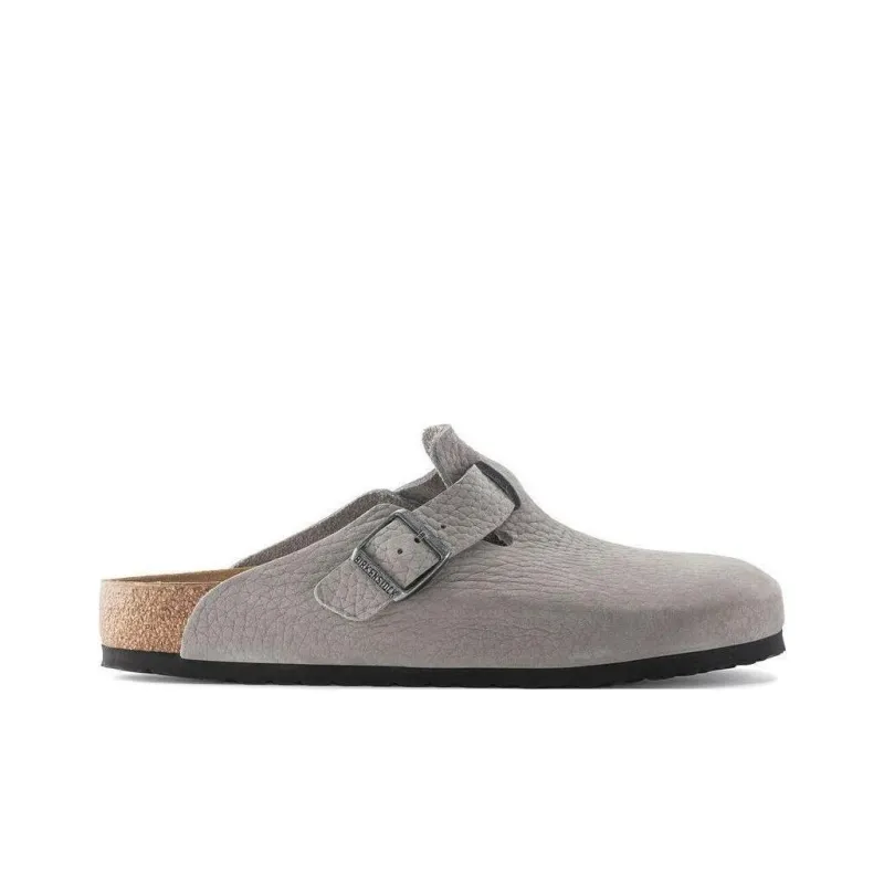 Birkenstock Boston Closed Toe Slippers Unisex Whale Gray-1
