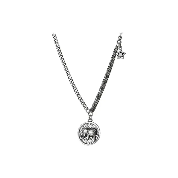RURA S925 Silver Necklaces Women's Silver-0