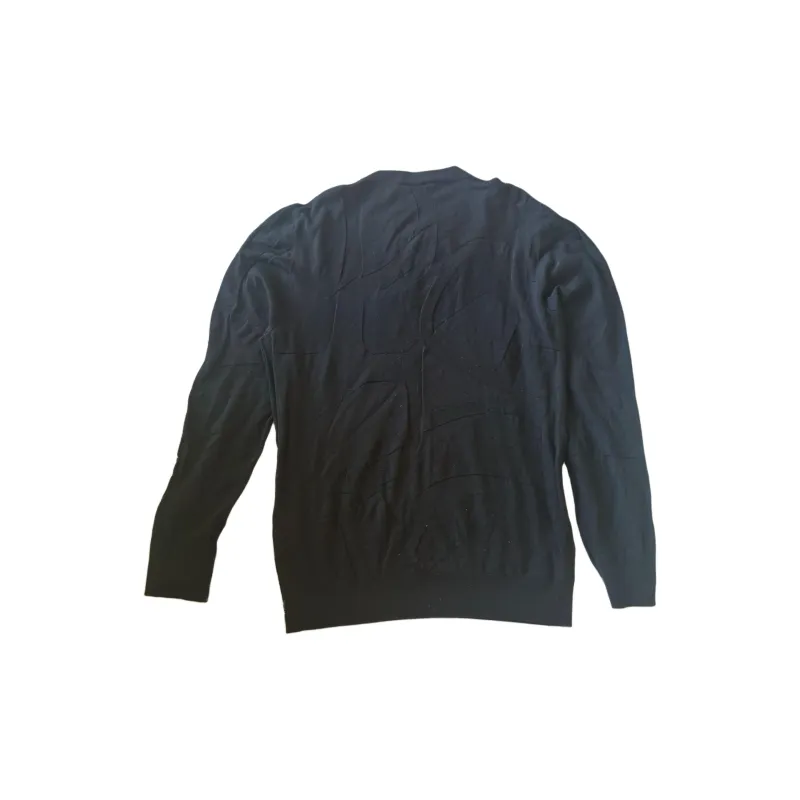HERMES Cashmere Sweater Men's Black-1