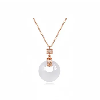 Gold Of China Chalcedony Necklaces Unisex