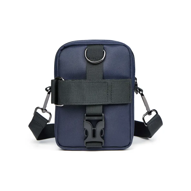 SANTA BARBARA POLO & RACQUET CLUB Fabric Shoulder Bag Regular Men's Black/Royal Blue-6