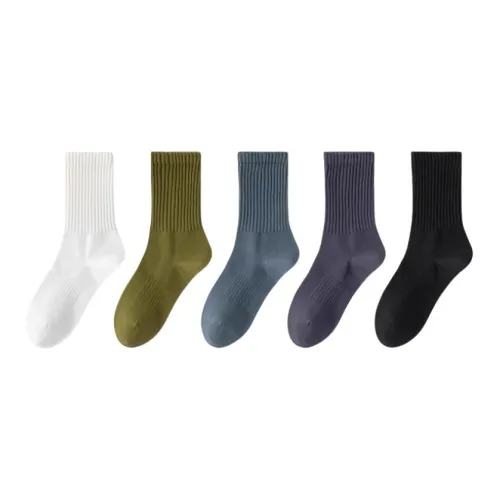 Thirteen day Season Mid Calf Socks Men's 5 Pack