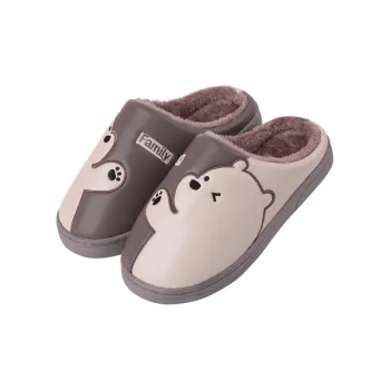 Le Drag Home Slippers Unisex Leather Pink/Purple/Brown