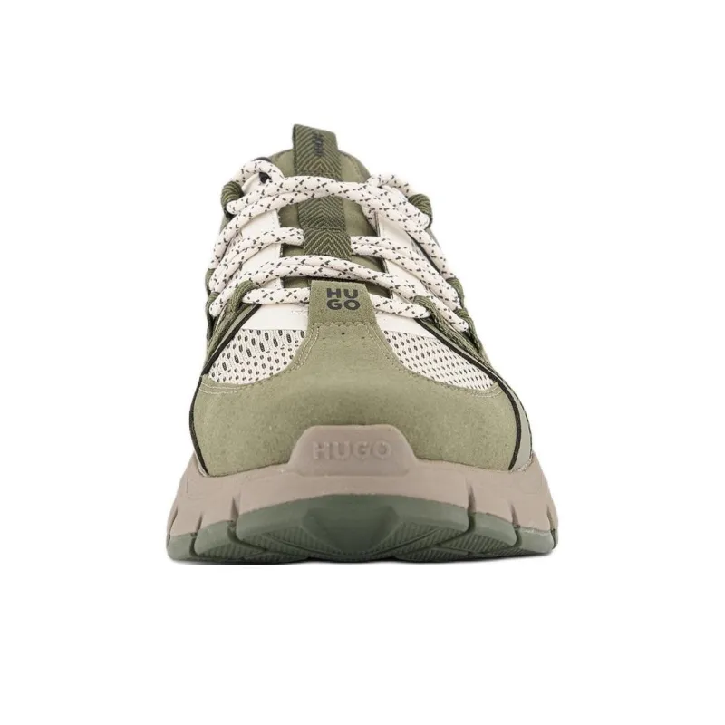 HUGO BOSS Low Top Casual Shoes Men's Green-3