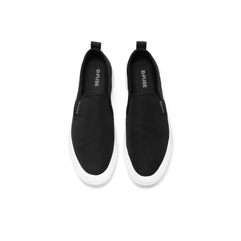 D FUSE SCANDINAVIA Breathable Low Top Canvas Shoes Men's Black-3