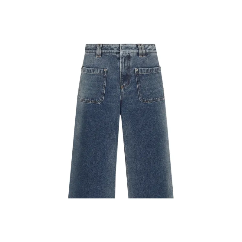 DIOR FW24 Flared Jeans Jeans Women's Blue-4