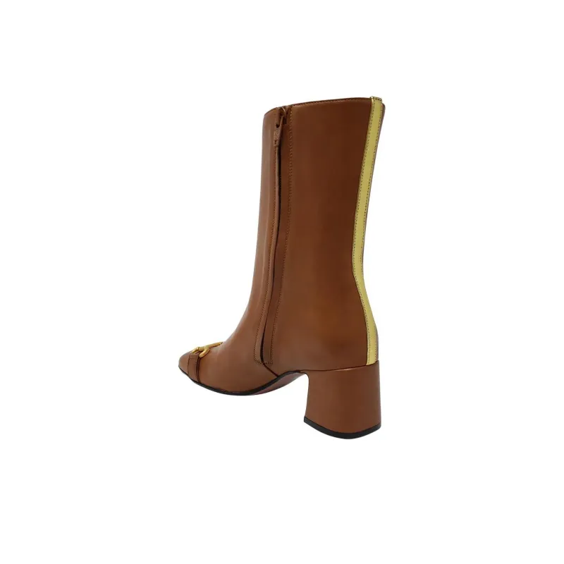MADISON MAISON Saccheto Ankle Boots 5cm Women's Brown-3