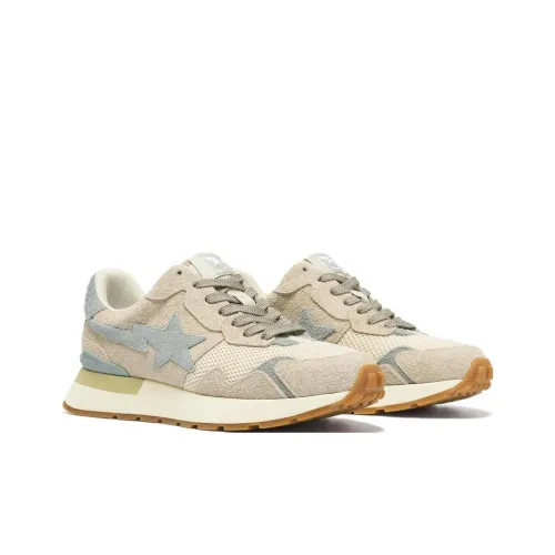 A BATHING APE BAPE X HIGHSNOBIETY Collaboration Low-Top Casual Shoes Women's Light Brown