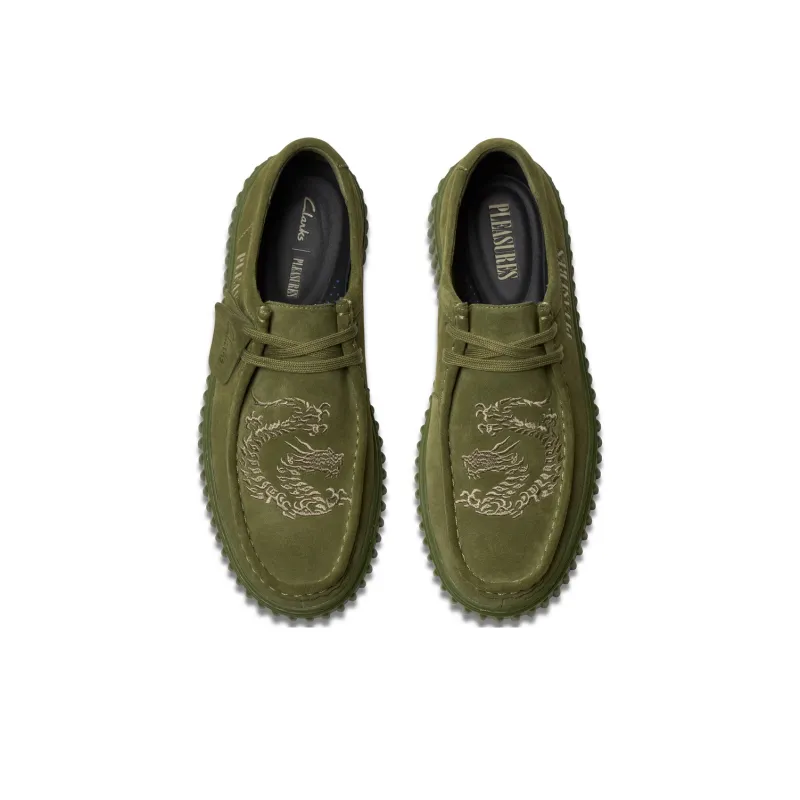 Pleasure x Clarks Casual Shoes Men's Olive Green-2