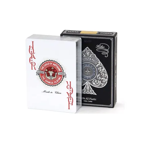 Imono Texas Poker Cards Gold And Silver Edged Plastic PVC With Large Print Creative Poker Cards Poker Cards