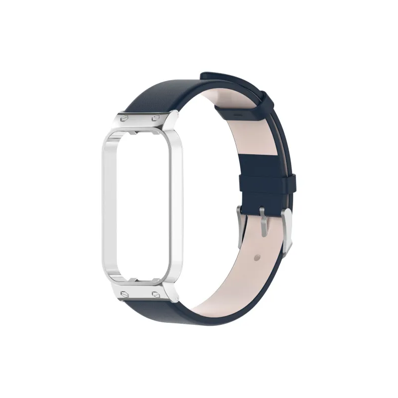 CHRROTA Compatible With Xiaomi Smart Band 8 Active Strap Redmi Band 2 Watch With Metal Frame Smart Watch Accessories-3
