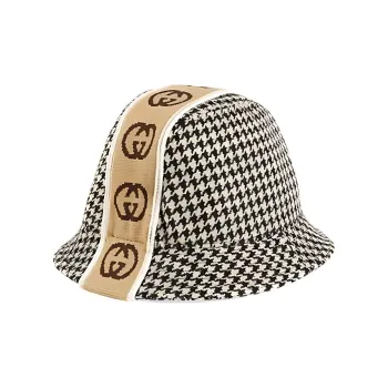 GUCCI Cotton Bucket Hats Kids' Black