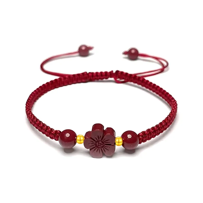 SHEEHHYY Cinnabar Bracelets Unisex-3