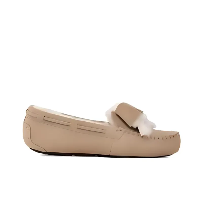 UGG Dakota Fur Bow 'Sand' Women's-1