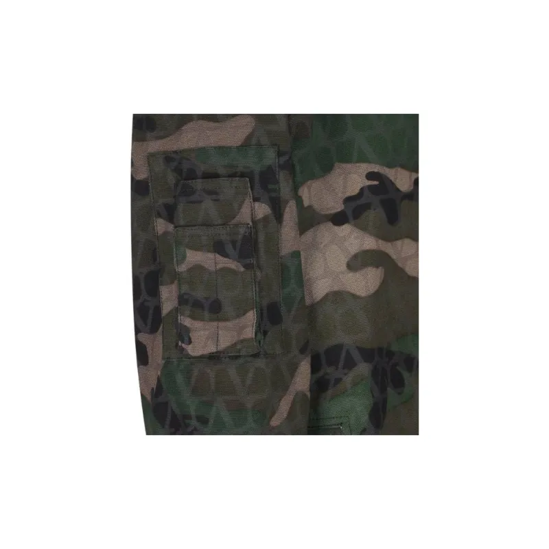 Valentino Camouflage Detailed Buttoned Jacket-8