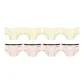 8-Pack (4 White Yellow+4 Brown Pink)