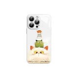 UN352 Stacked Cats[Antique White]Liquid Glass