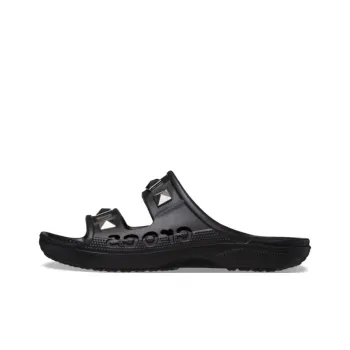 Crocs Baya Abrasion-Resistant Slide Slippers Unisex Black