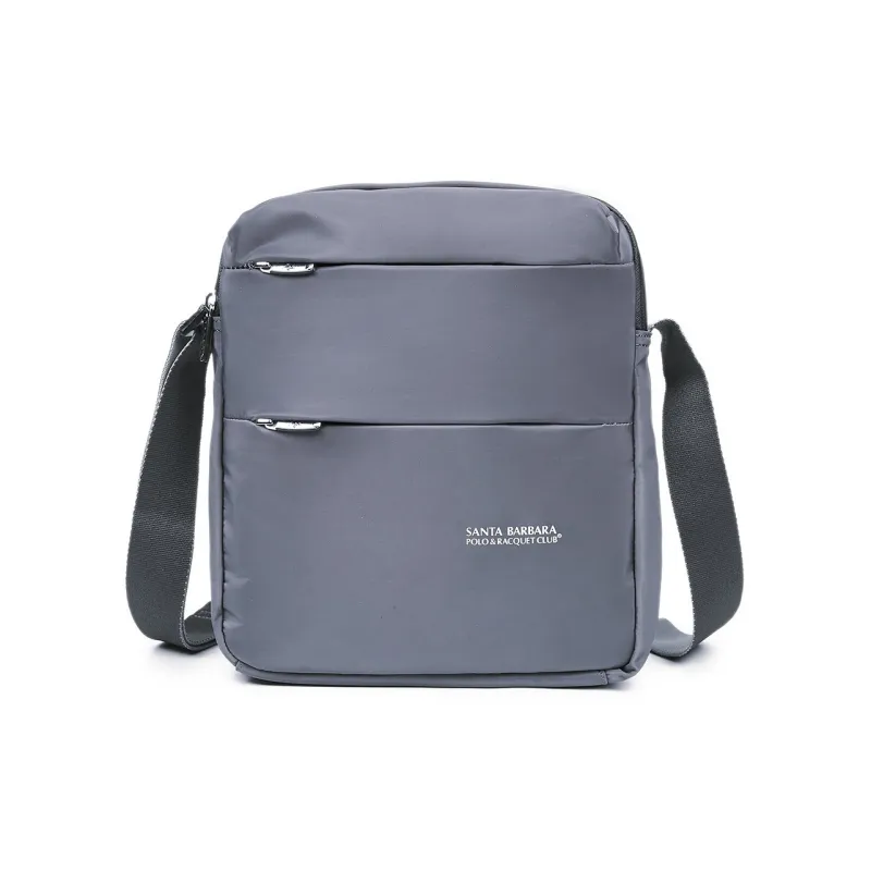 SANTA BARBARA POLO & RACQUET CLUB Fabric Crossbody Bags Shoulder Bags Regular Men's Gray-6