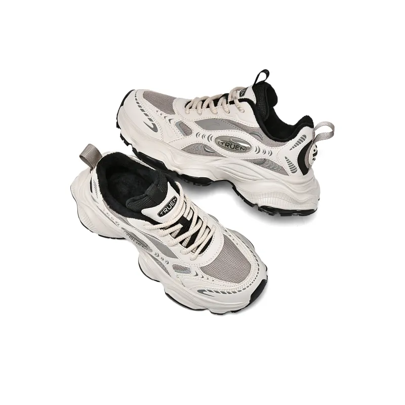 TRUEN Bubble Collection Slip Resistant Breathable Height Increasing Low Top Chunky Sneakers Unisex-8