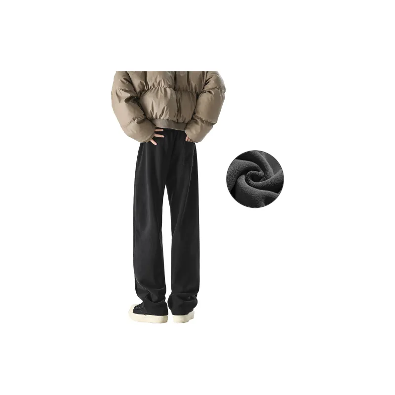 CELUCASN Casual Pants Unisex Steel Blue-1