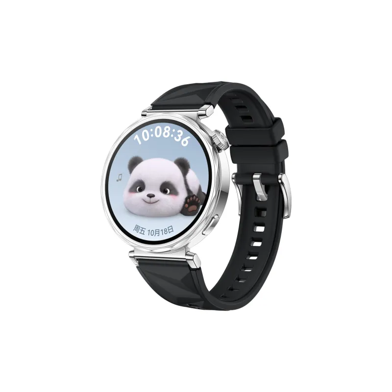 CHRROTA Compatibility Huawei GT5 GT4 Strap Women's Elegant 18mm Silicone Strap Watch Bands-8