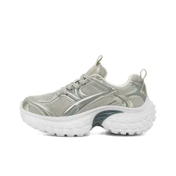 Violentbear Cushioned Slip Resistant Low Top Chunky Sneakers Unisex